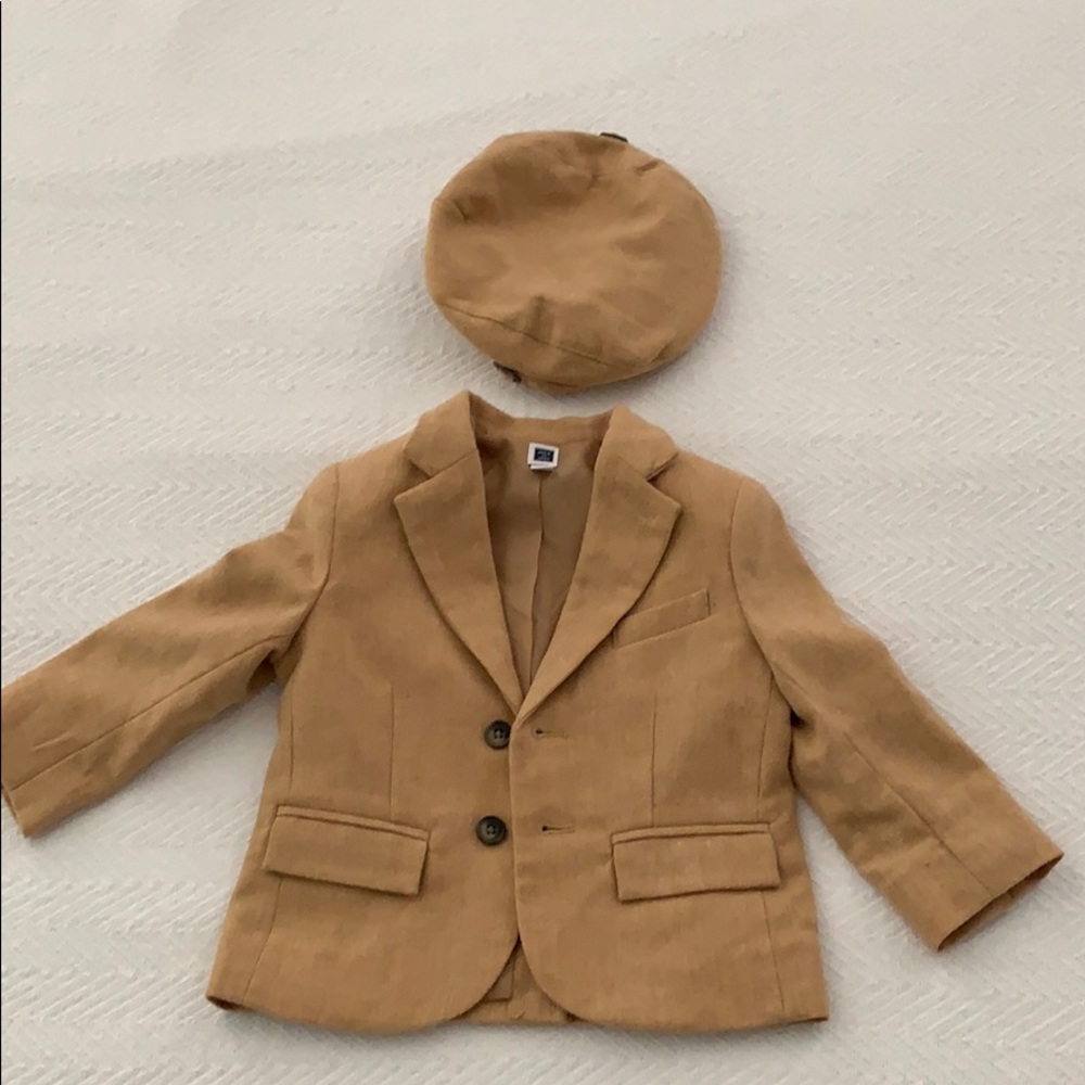Janie and Jack Jacket and Driving Cap